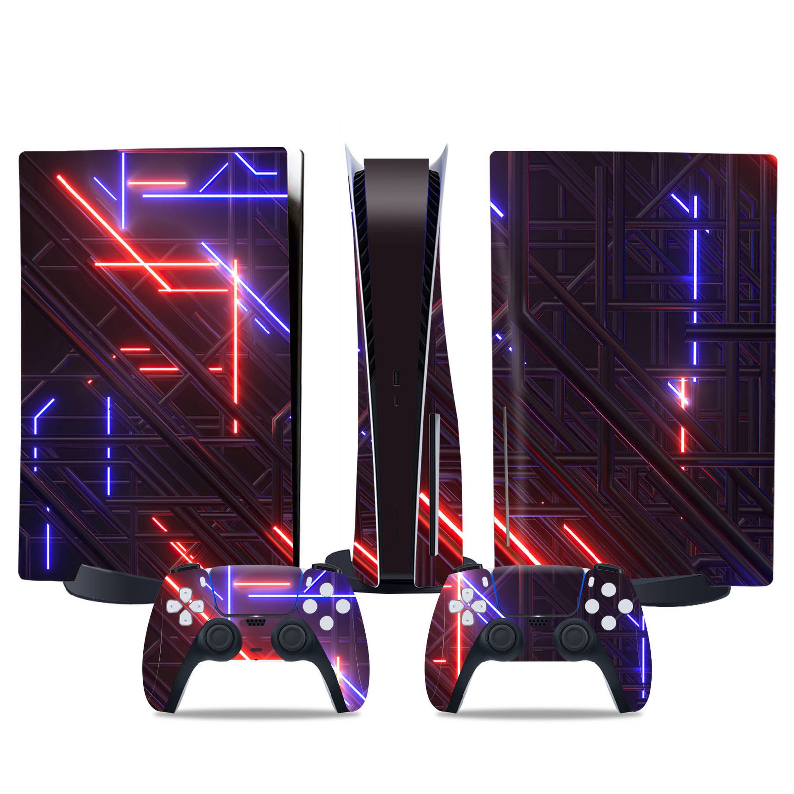 Console and Game Controller Stickers for PS5 Disc Edition Protective Cover