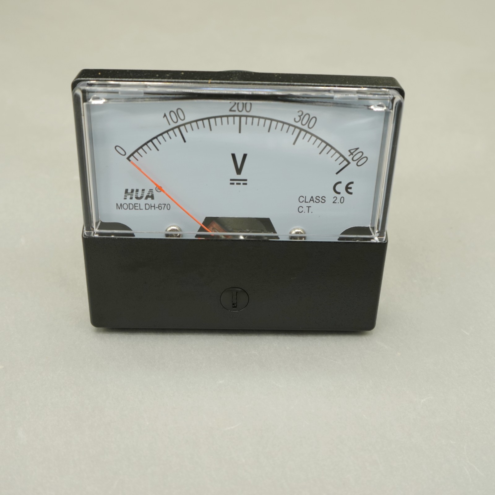 1PC DC 0-400V Analog Voltmeter Panel Voltage Meter DH-670 60*70mm