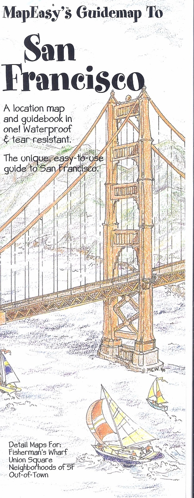 MapEasy's Guidemap, Map  to Map of San Francisco, CA