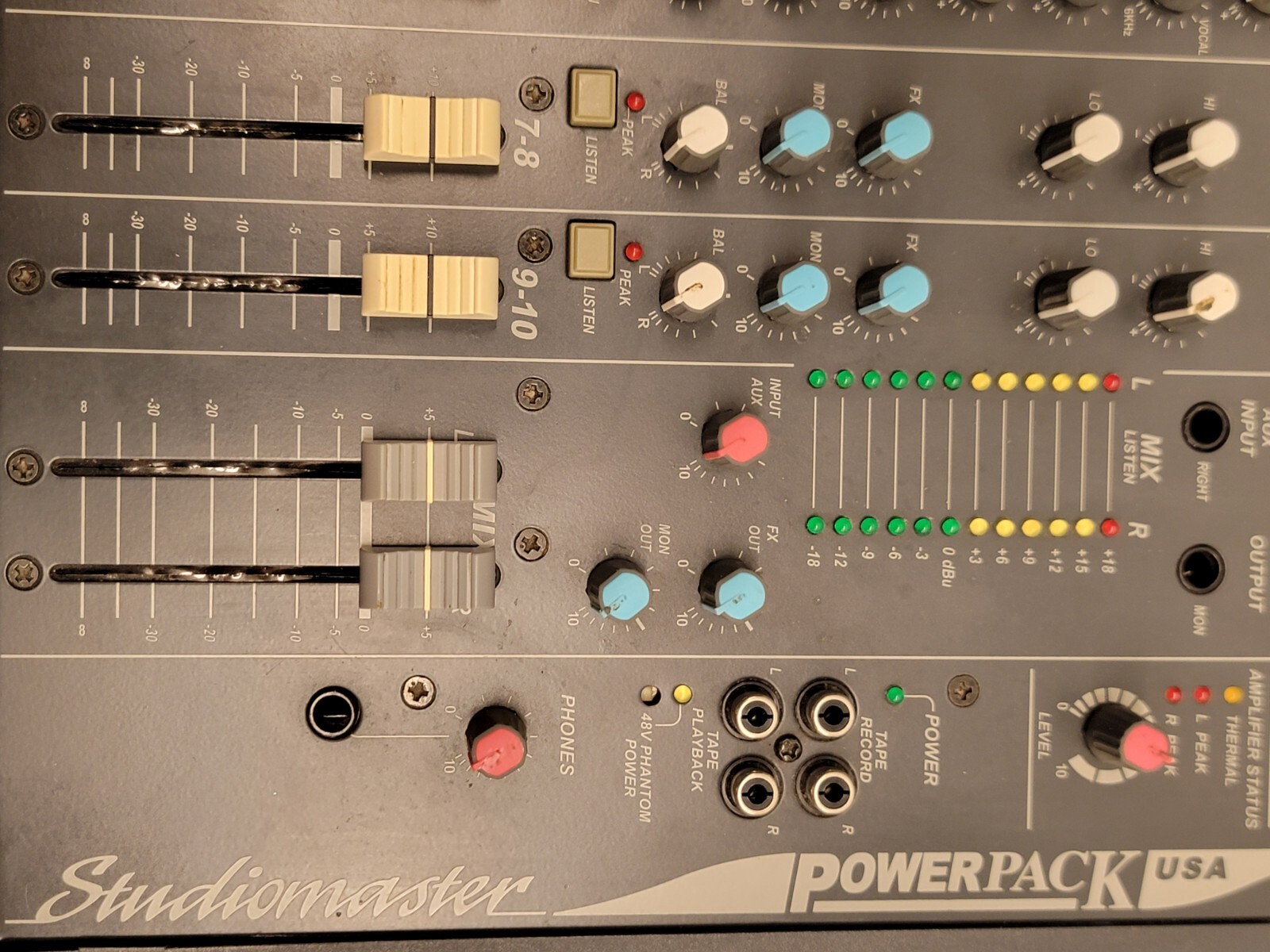Studio Master P400 Powerpack Mixer. Fast Shipping!