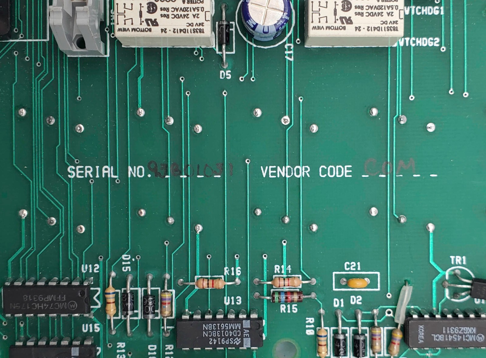 Goss E28937-1 Vertical Switch Panel Board Assembly
