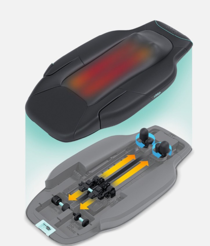 Chirp Contour Decompression Massage Table R-RT8-1-BK-B