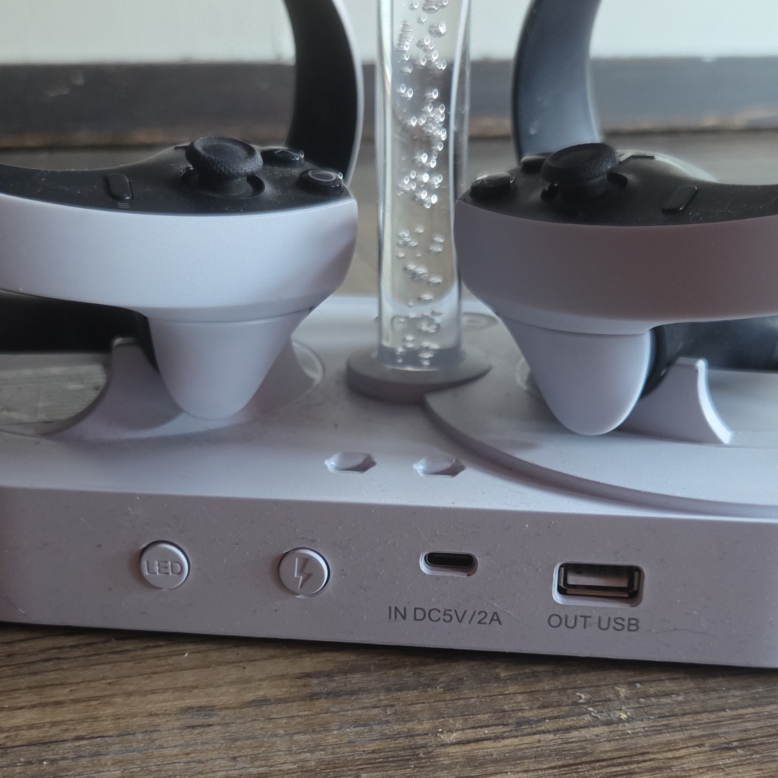 White PS5 VR2 Headset & Controllers with Adaptive Charging Stand