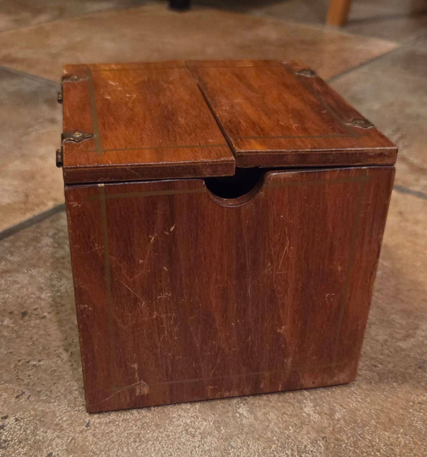 2 Wood Nesting Boxes Magic Mentalism Tricks