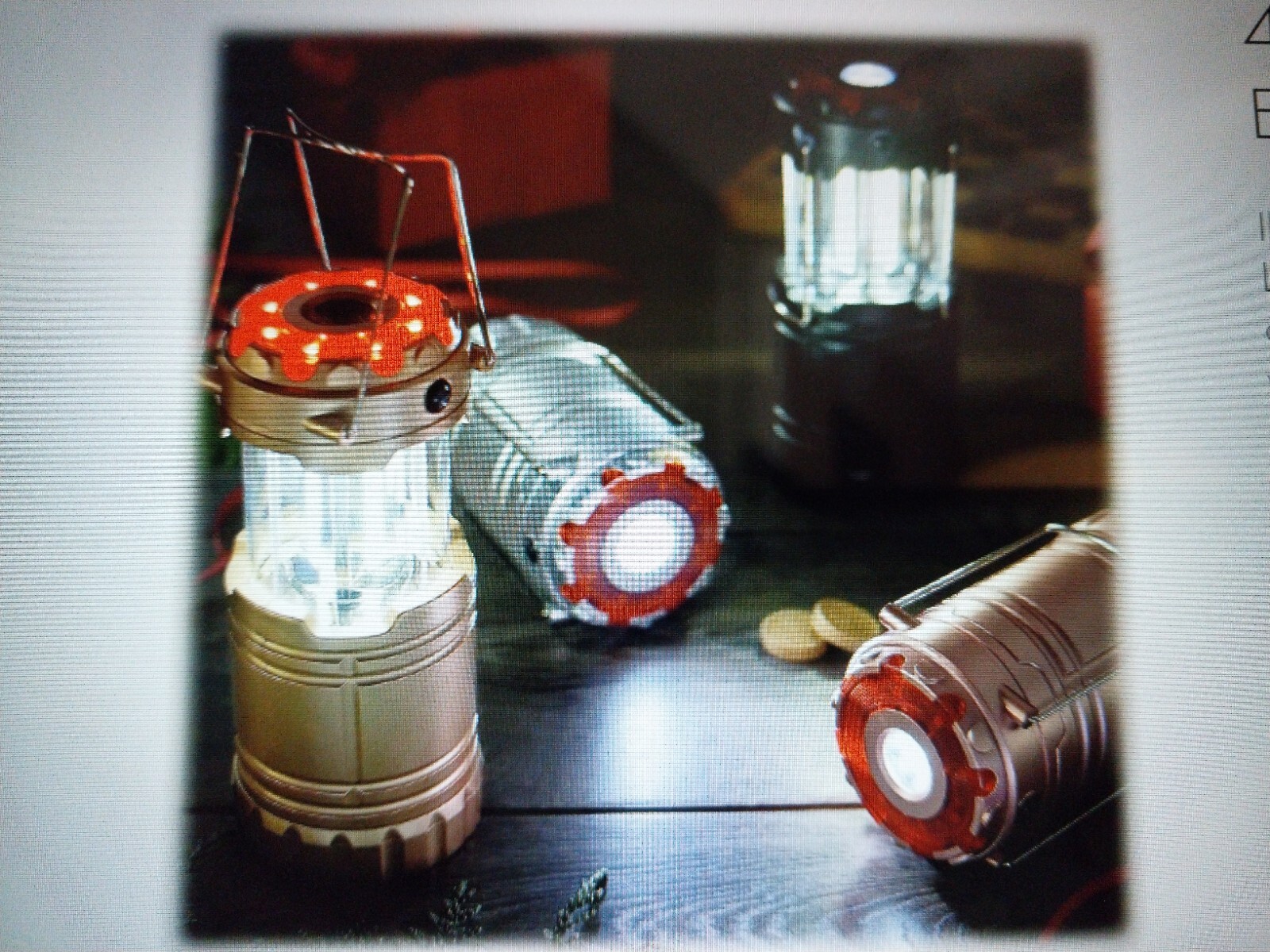SecureBrite Pop-Up Lantern/Flashlight with Emergency Light (Silver) Magnetic