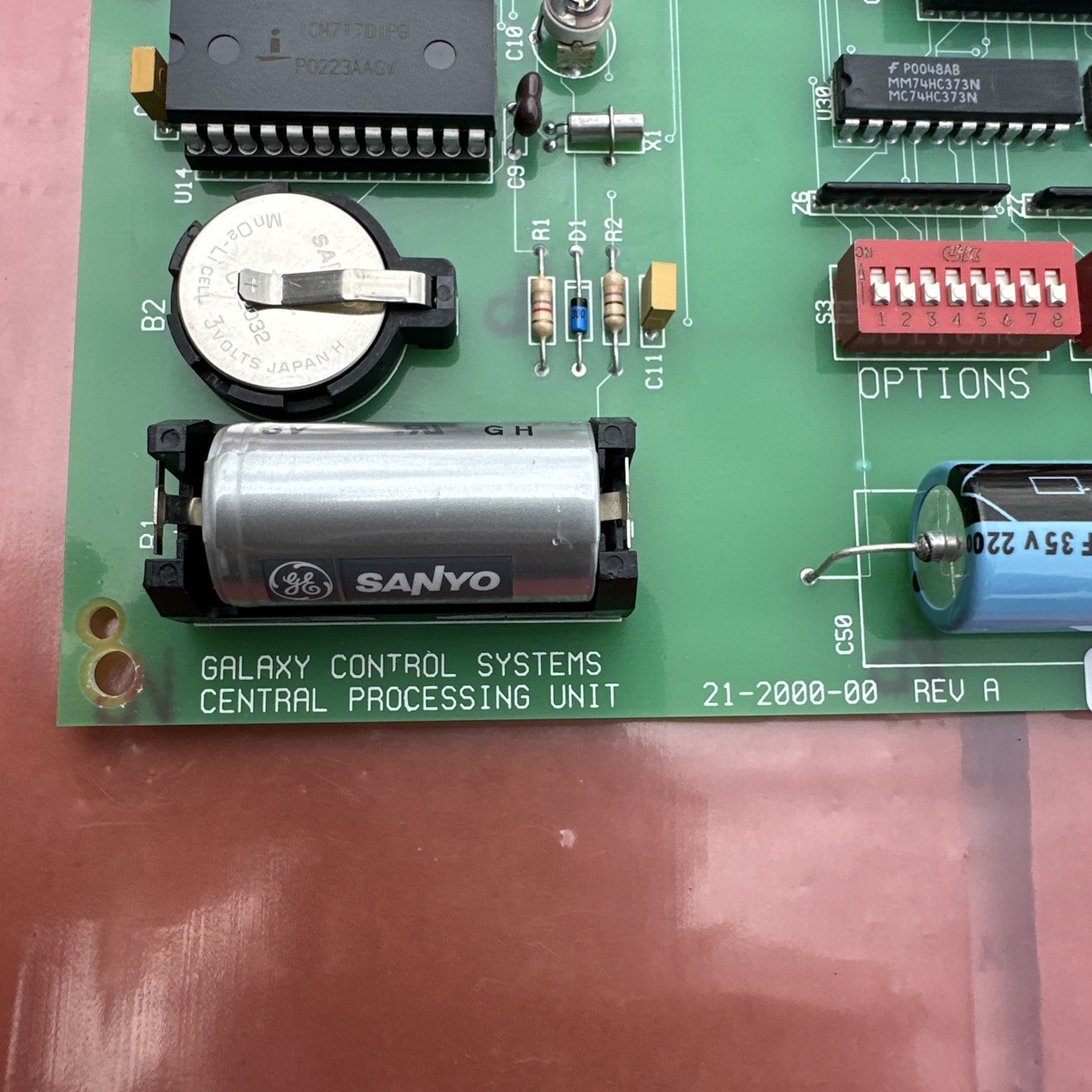 Galaxy Control Systems R17 Central Processing Unit circuit board 21-2000-00