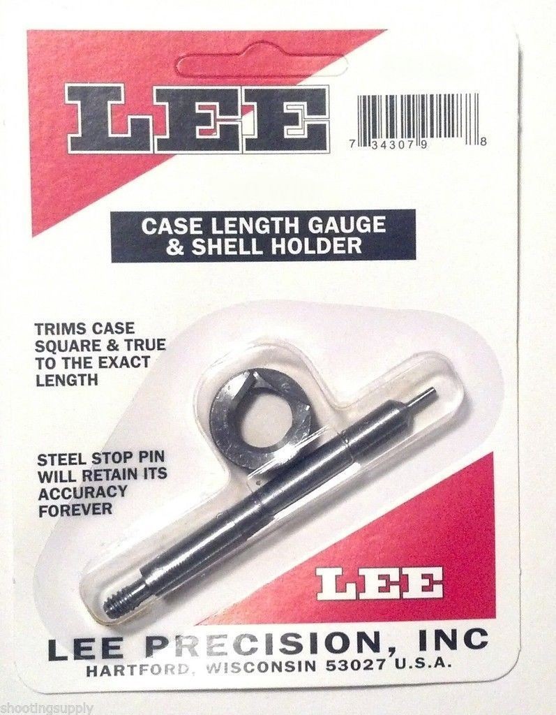 Lee Case Length Gauge & Shell Holder 8x56 Hungarian-Mannlicher #90589