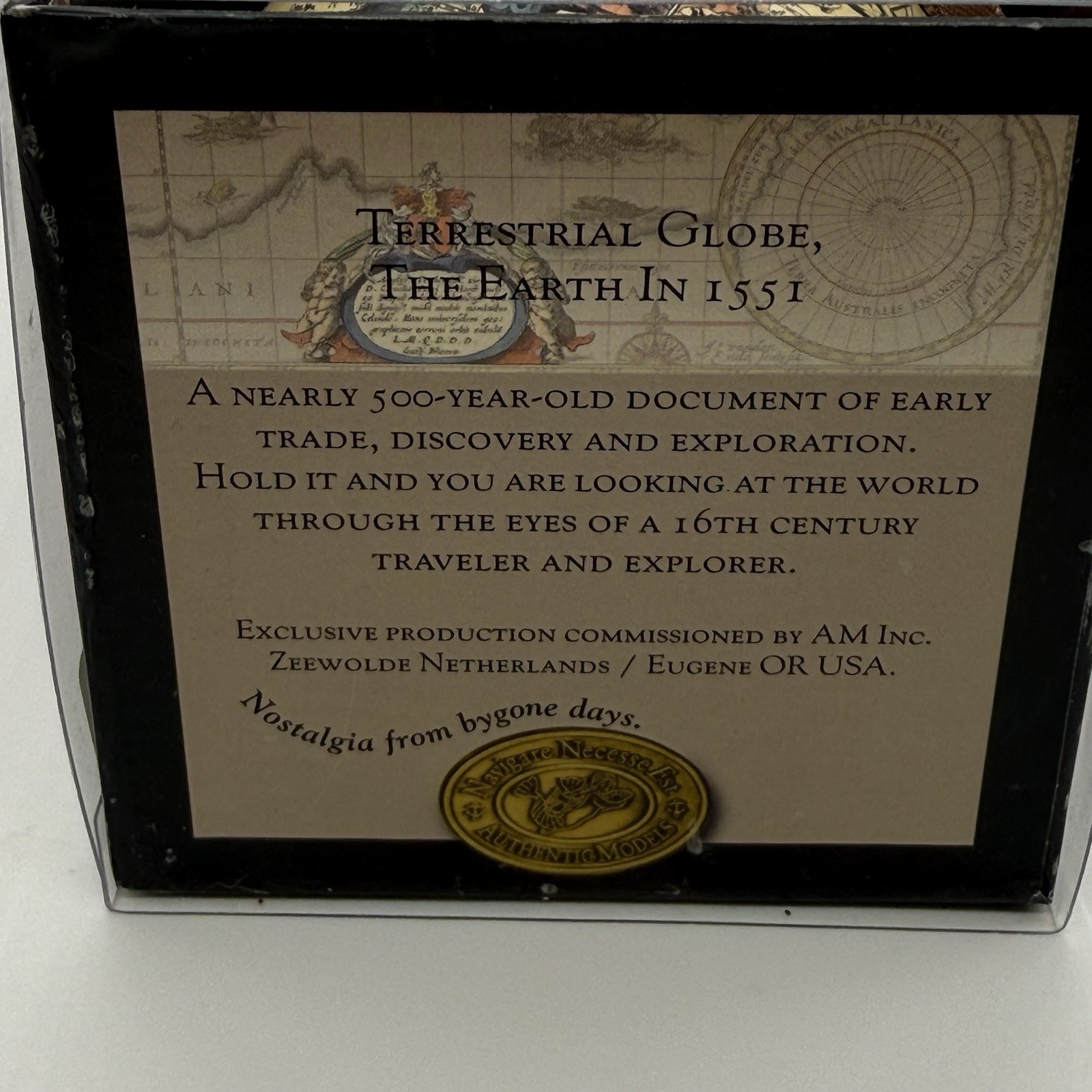 Authentic Models GL032 Earth & Heavens AD1551 Curiosities Maps Atlases Globes
