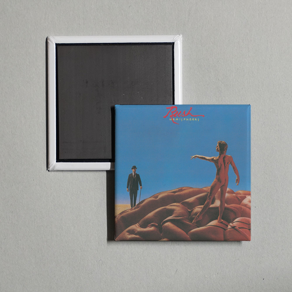 Rush - Hemispheres Album Cover Locker Fridge Magnet