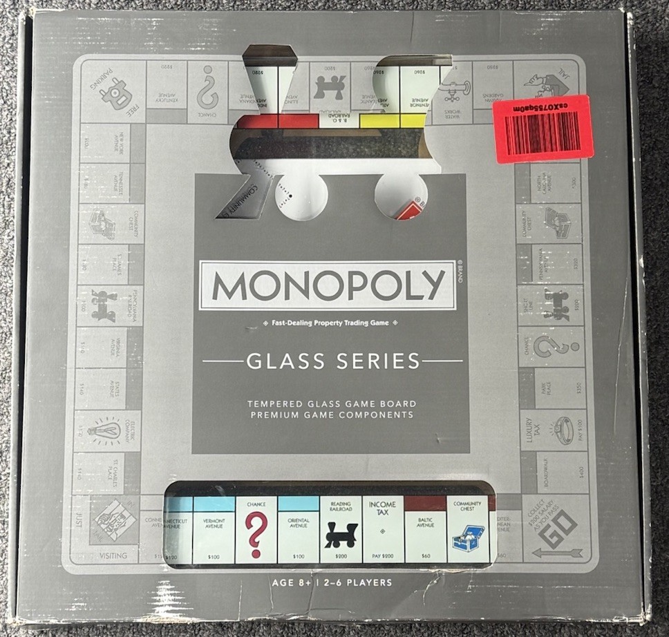 Monopoly Glass Series - Tempered Glass Game Board