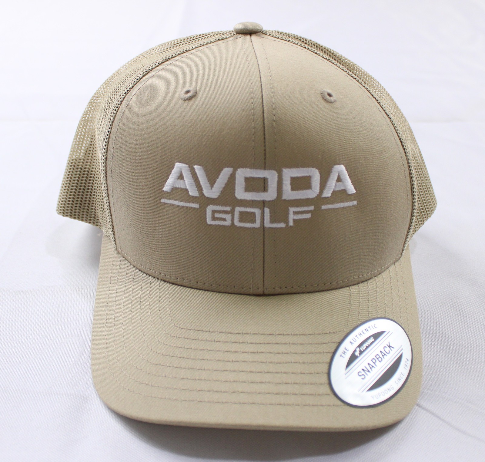Avoda Unisex Classic Six Panel Adjustable Trucker Snapback LB3 Khaki One Size