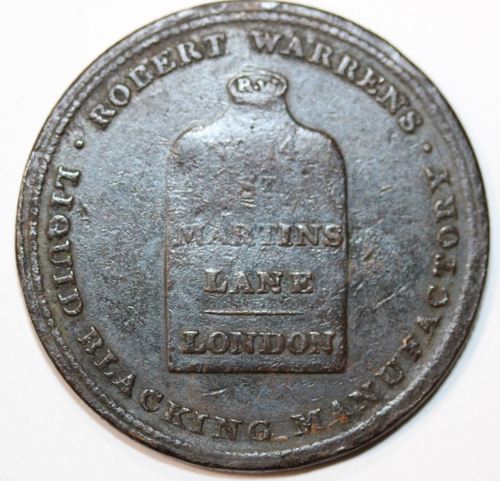 London - R. WARREN INVENTOR OF JAPAN LIQUID BLACKING - MANUFACTORY  LONDON #0068