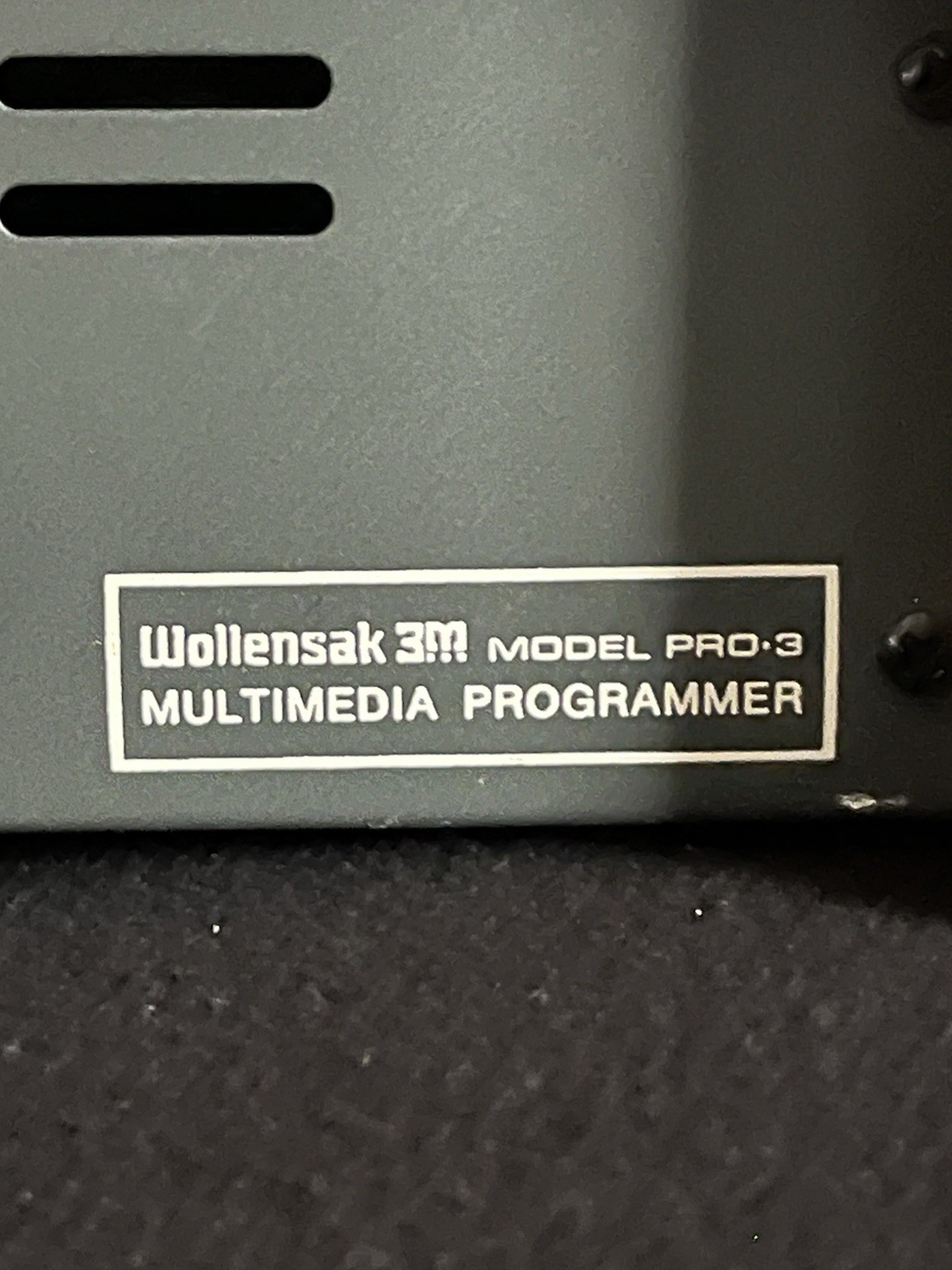 Vintage 1980’s Wollensak 3M Digi-Cue Multi-Image Programmer