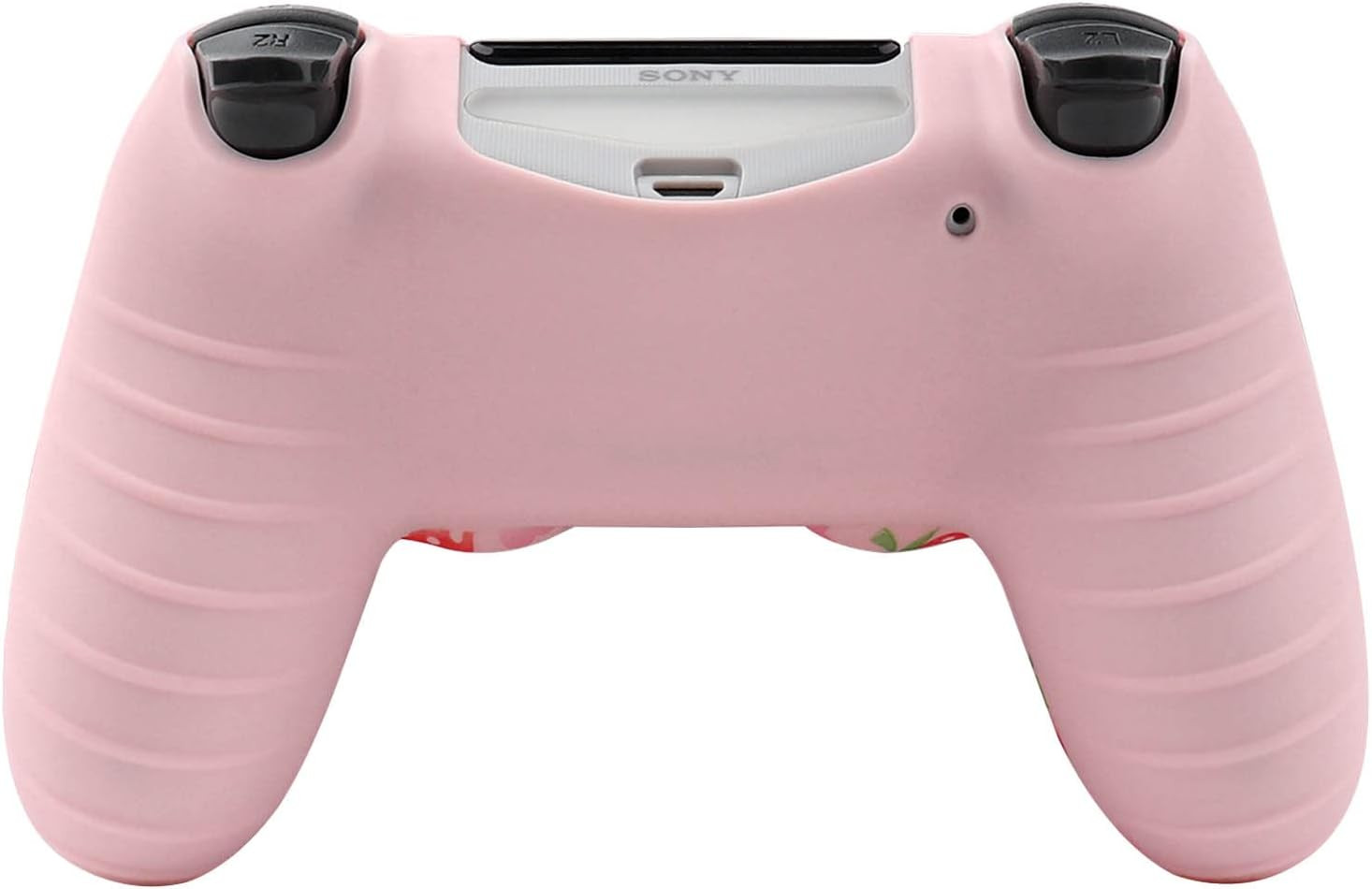 RALAN Pink Controller Skins for Ps4,Fruit Silicone Controller Cover Skin Protect