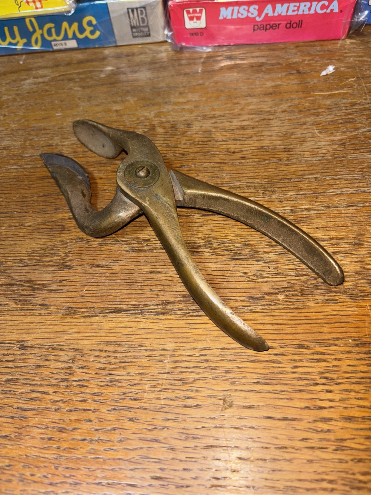 Vintage Cow Bull Horn Shears Cutter