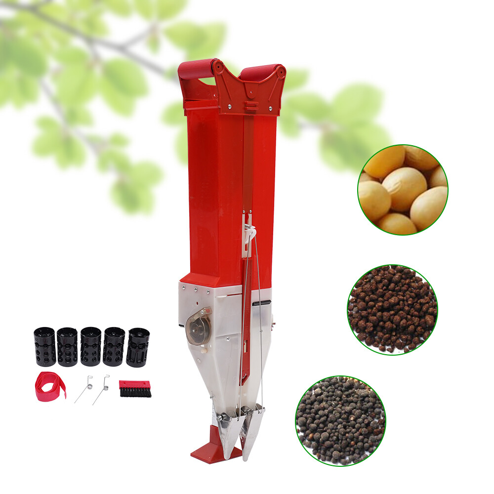 Manual Vegetable Seeder Fertilizer Tool Garden Planter Corn Peanut Corn Planter