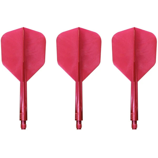 CONDOR AXE METALLIC DART SHAFT/FLIGHT SMALL FLIGHT LONG SHAFT RED