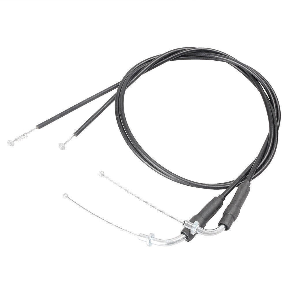 FITS For Sportster XL1200 XL883 2x Motorcycle Steel Throttle Cables Wire Line