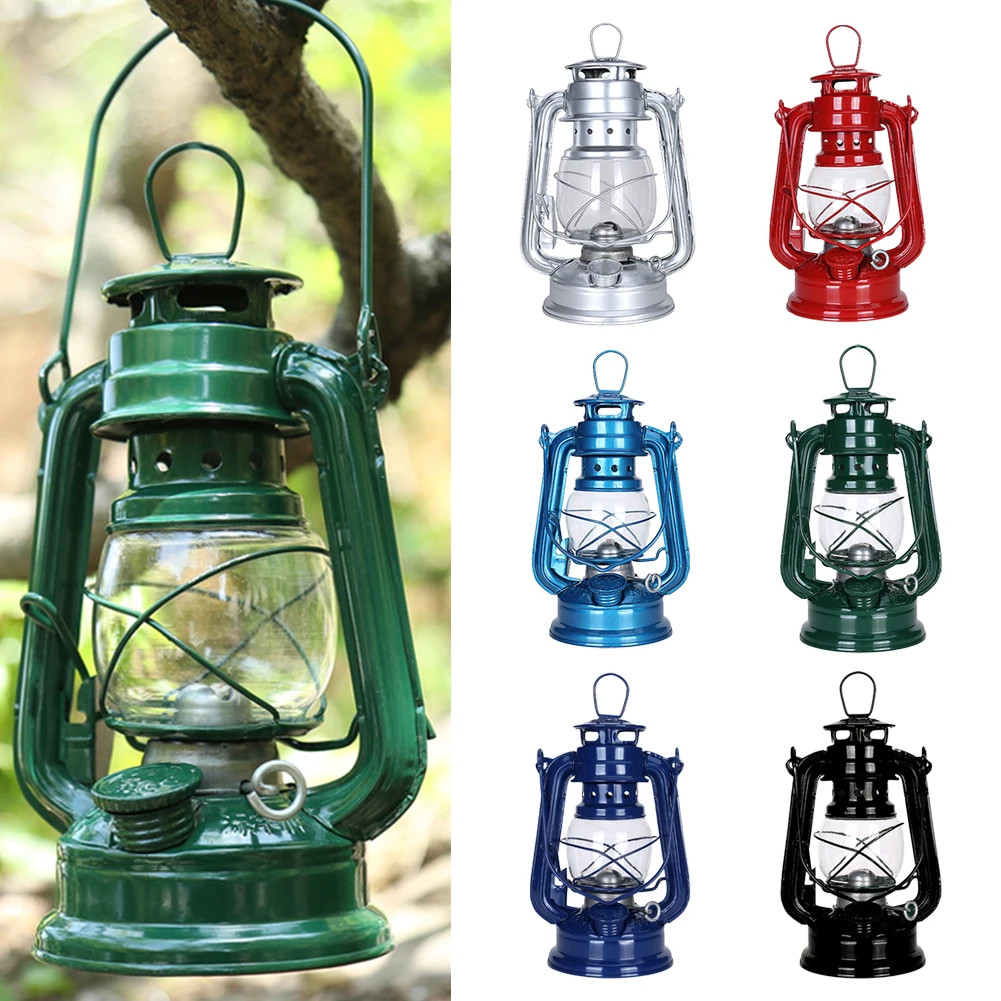 Retro Camping Lantern Kerosene Lamp Portable Handheld Lantern Outdoor Camping Li
