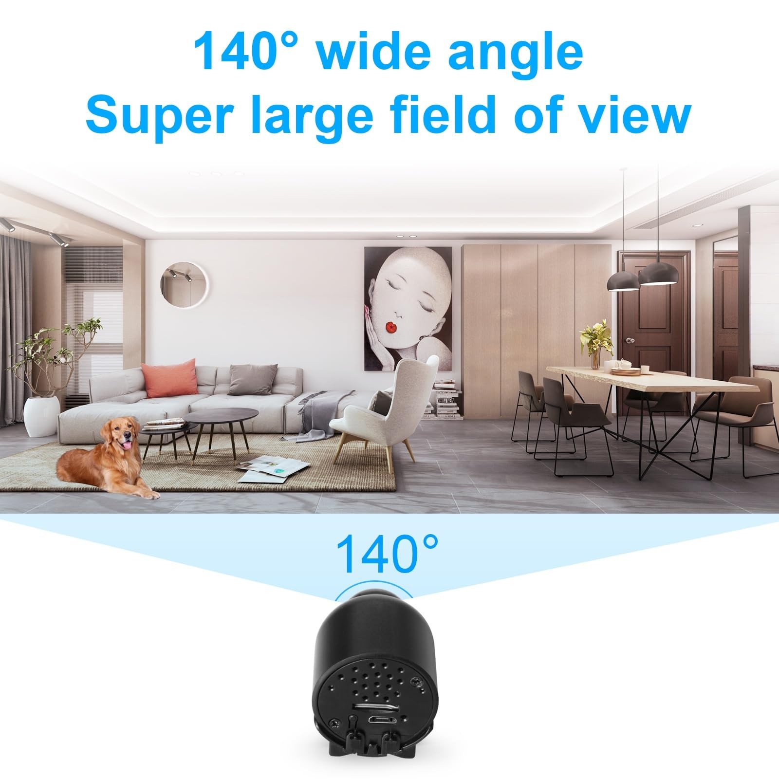 New Smallest Wireless WiFi Camera,HD1080P Mini Camera,Smart Home Security...