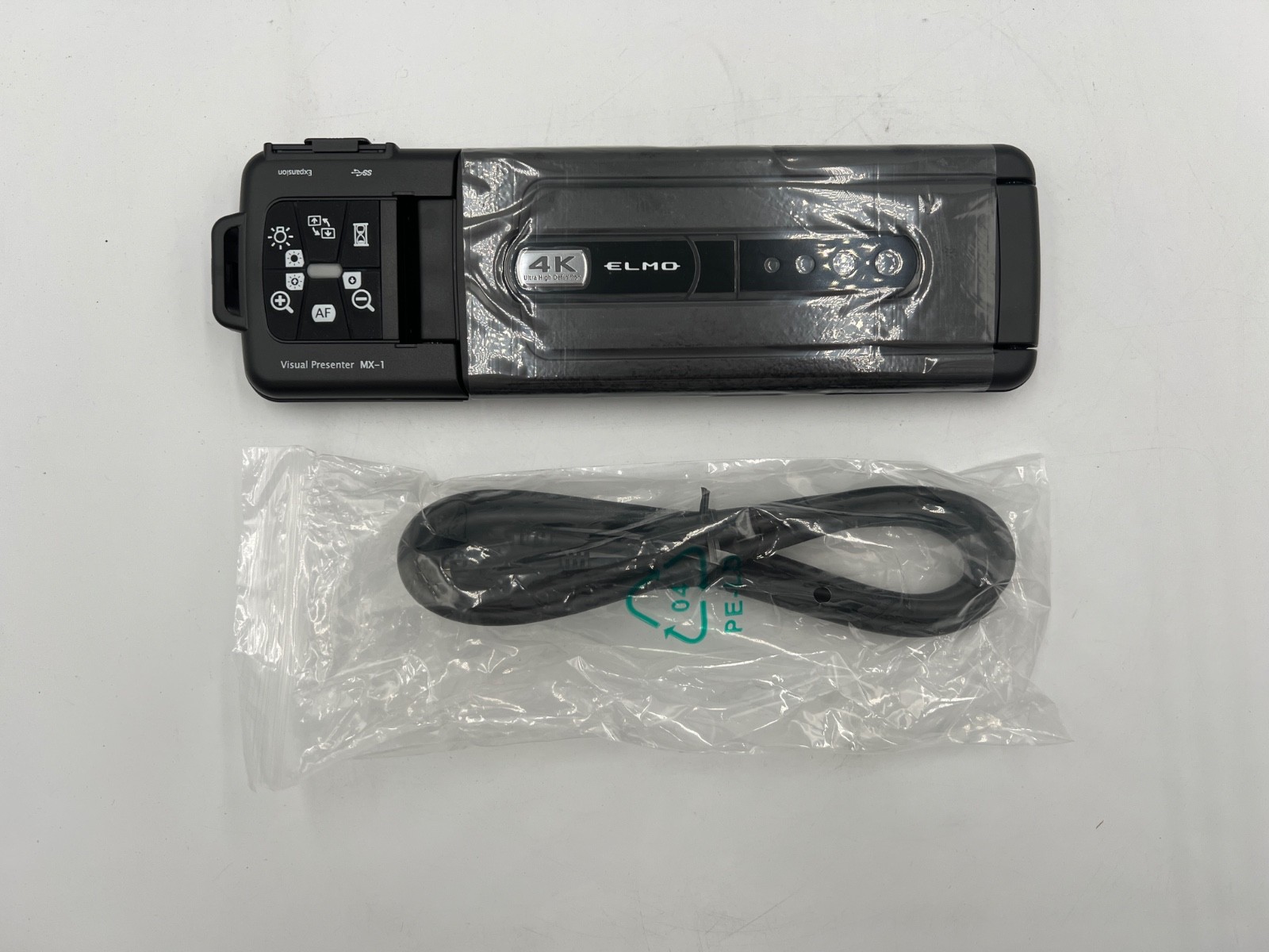 Elmo MX-1 Visual Presenter 4K Document Camera Fold Flat With USB Cable