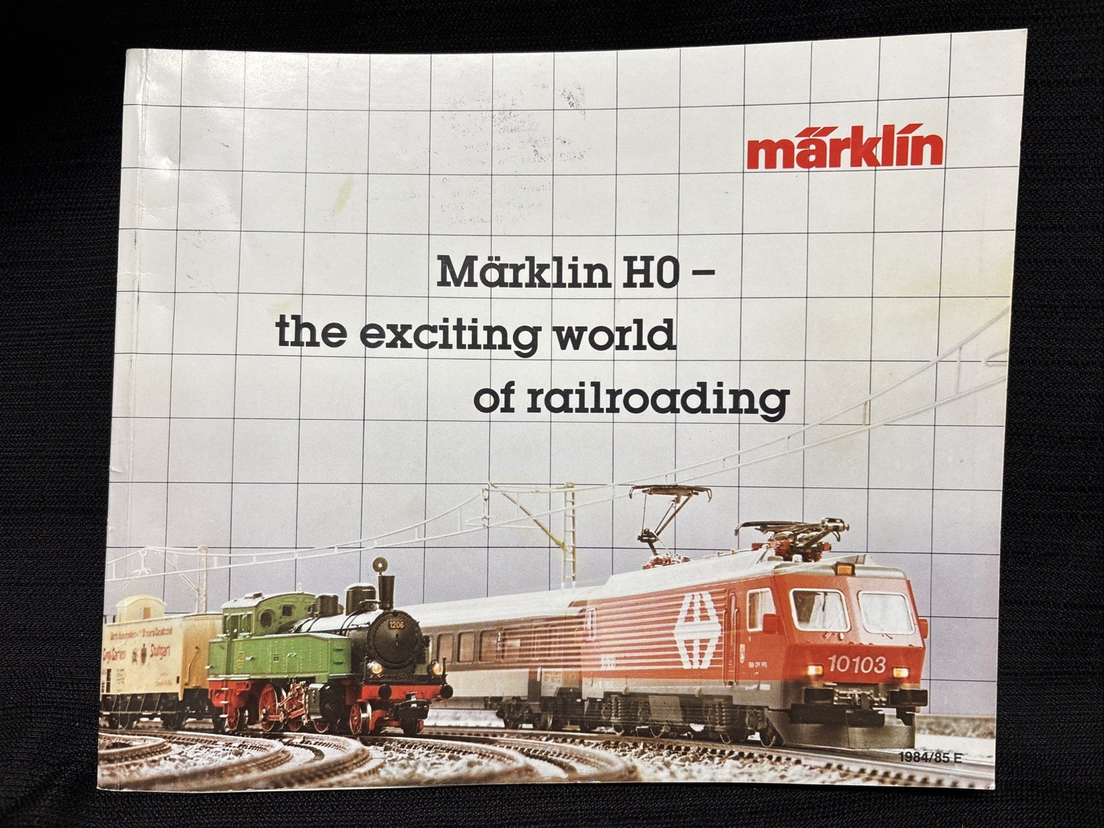 Marklin 1984/85 Vintage German Train Railroading Guide English 125th Anniversary