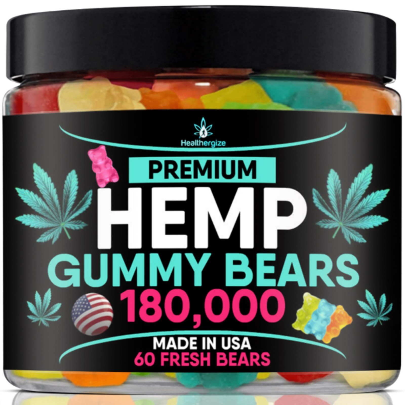 Gummies For Sleep-Stress, Anxiety, Pain Relief, Bedtime, Muscle, Relax, Calm-USA