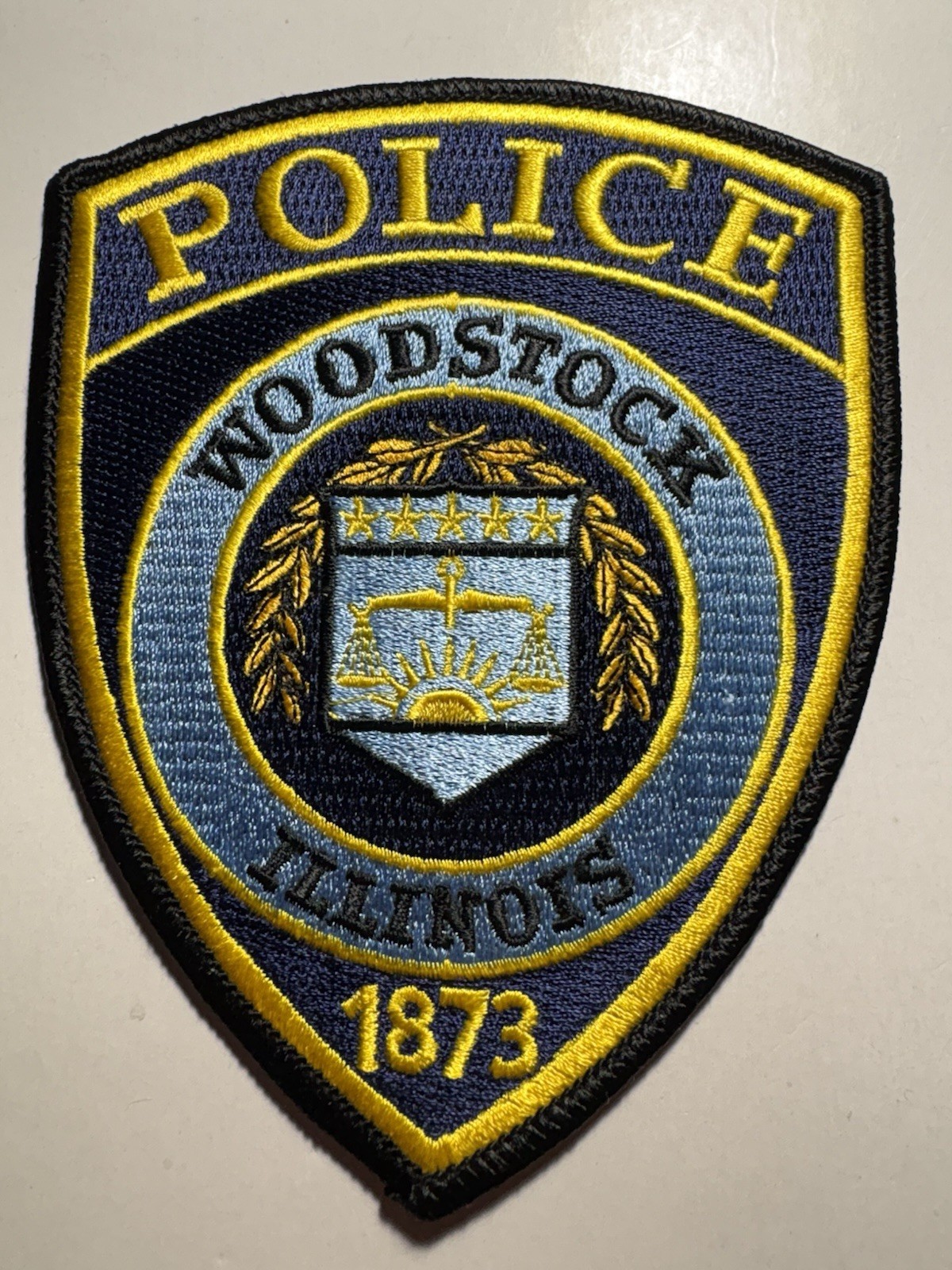 Woodstock Illinois Police Patch