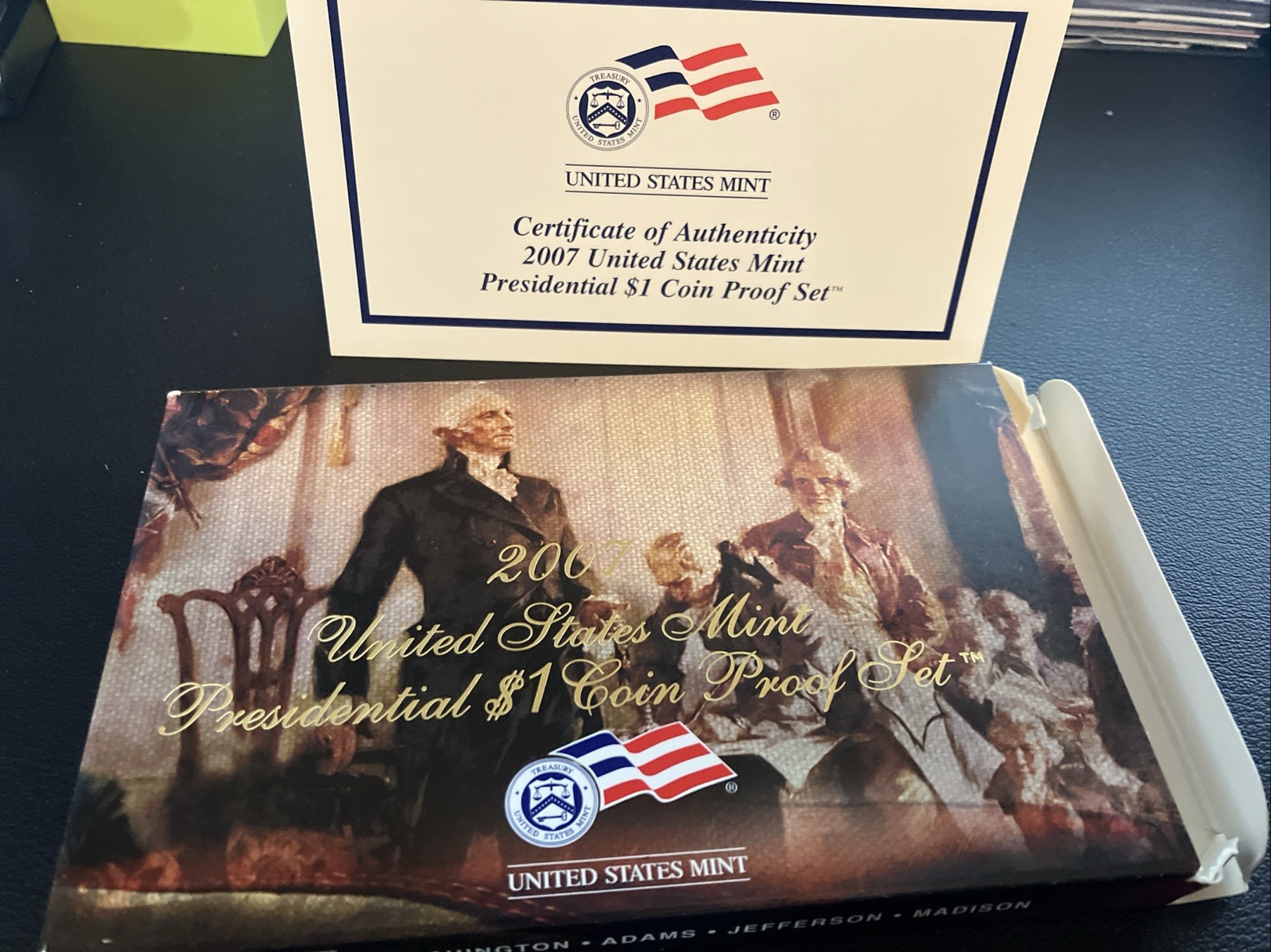 2007  U S Mint Presidential  $1 Coin Proof Set