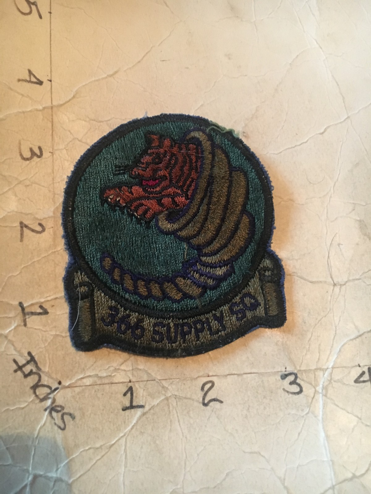 USAF  366th Supply Squadron subdued patch 7/12/25