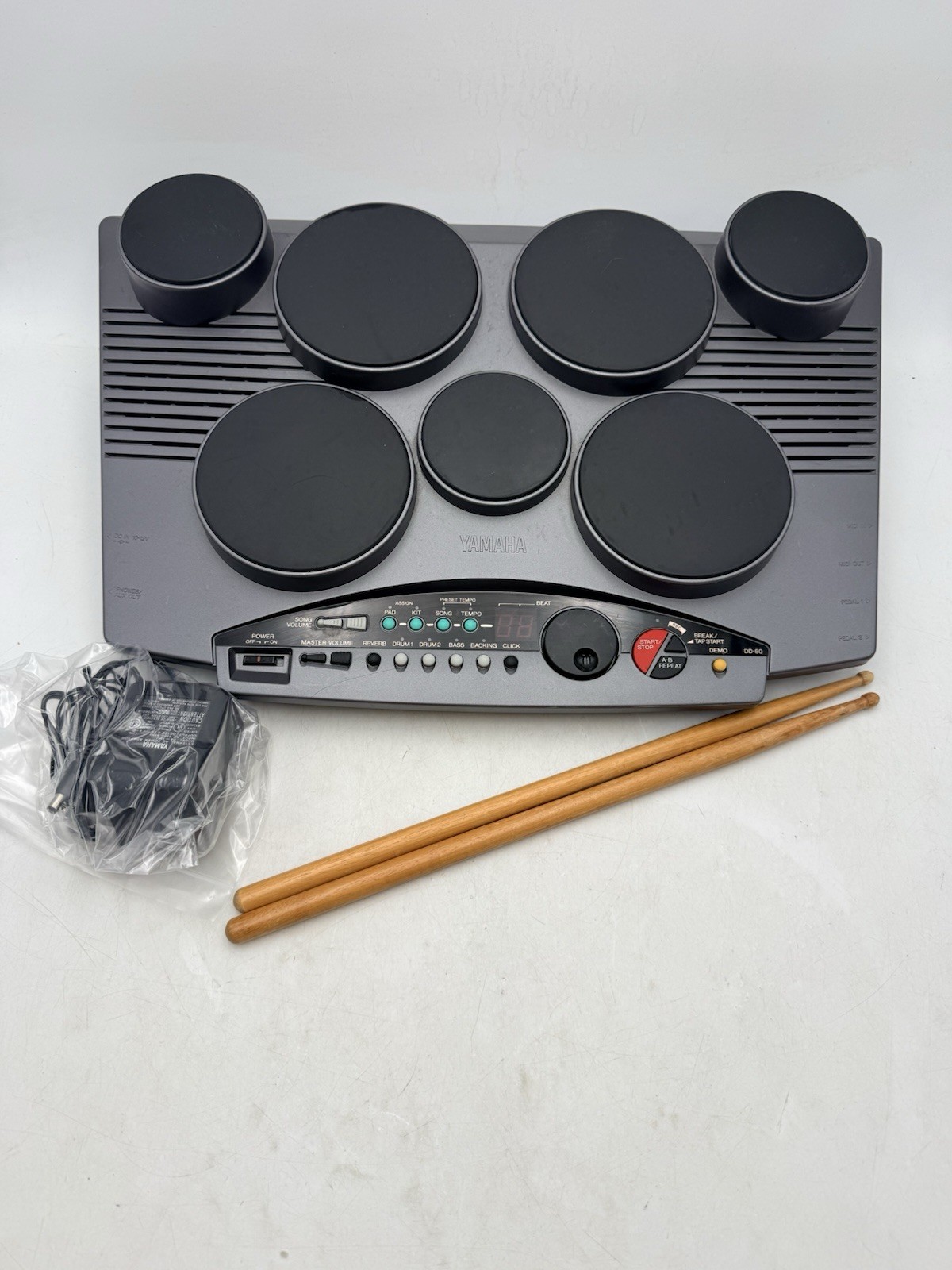 Yamaha DD-50 Percussion Electronic Digital 7 Pad Drum EXCELLENT SOUND Tested VGC