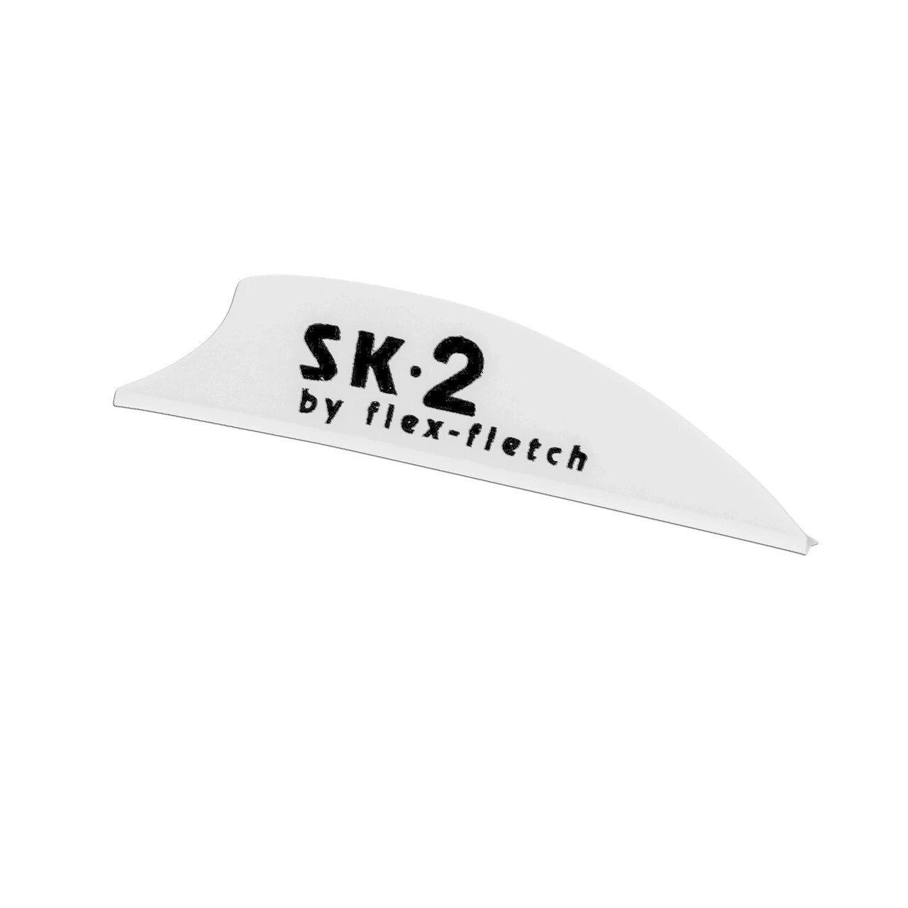 Flex Fletch Silent Knight 2" Flex2 Vanes 100 Pack - WHITE