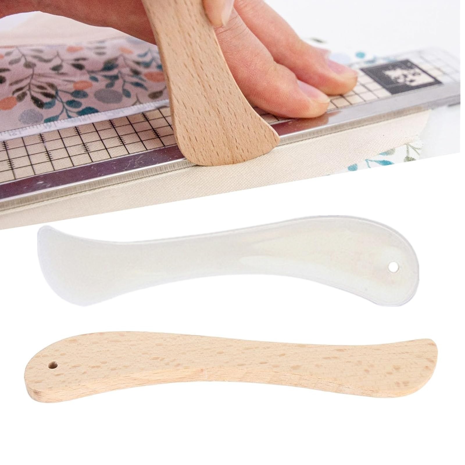 2 Pcs Sewing Seam Marker, Sewing Marking Tools, Quilting Tool Beech Wood Bone