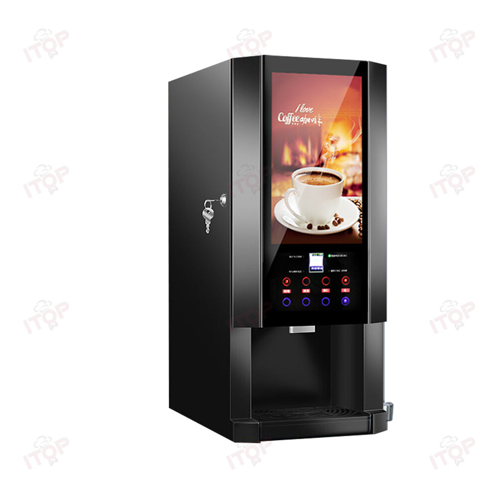 Commercial Coffee Machine Multi-Function Hot Cold Instant Coffee Maker 110V/220V
