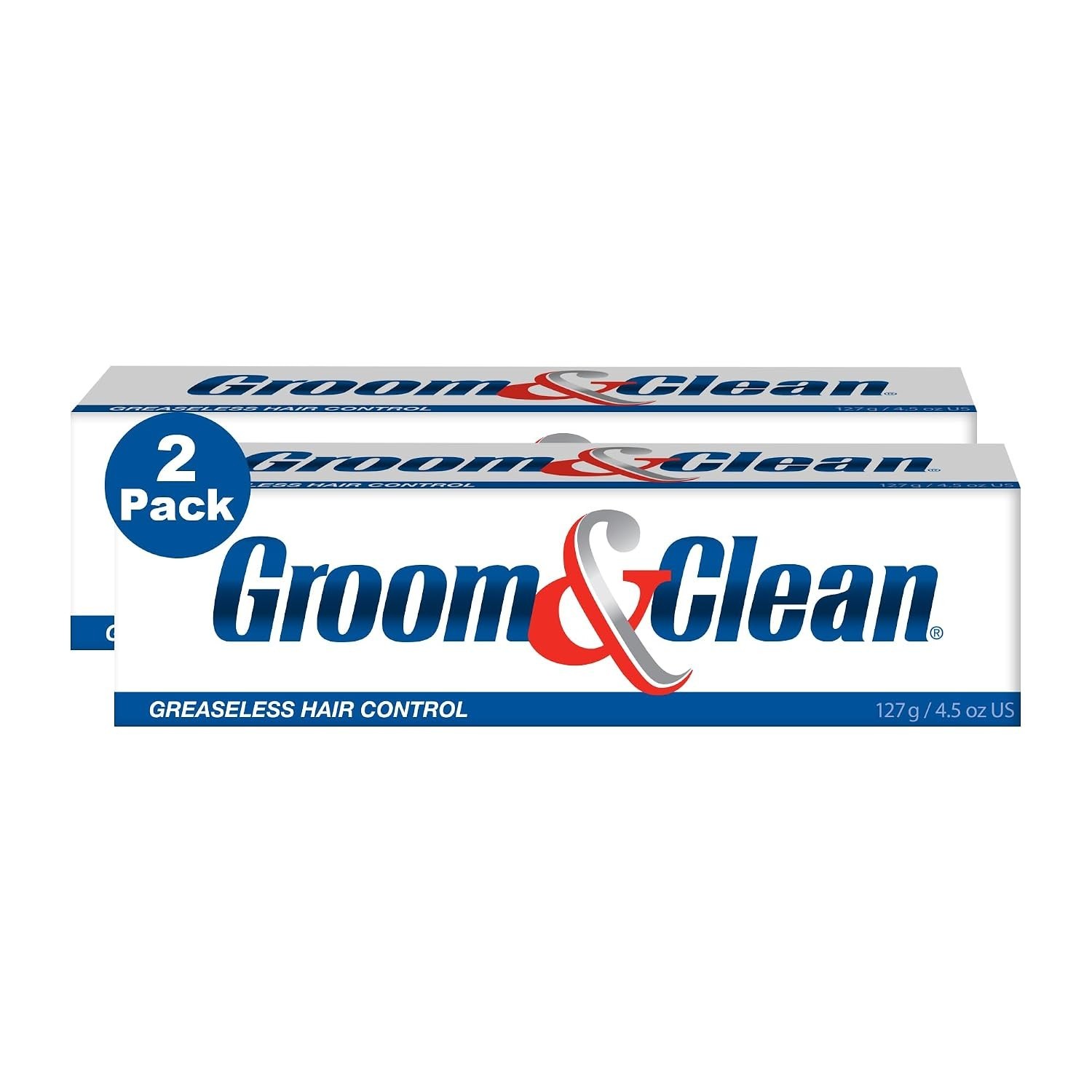 Groom and Clean Greaseless Hair Control Cream 4.5 oz Ea EXP 7/2028 2 Pack Fast S