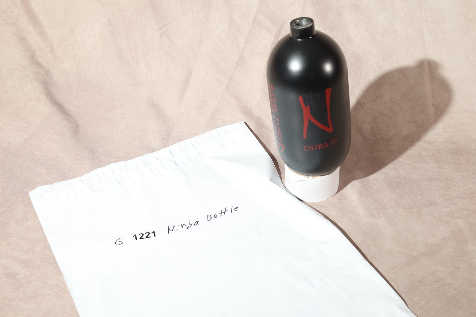 Ninja Dura 77 Paintball HPA Air Tank Black Compressed Air Bottle