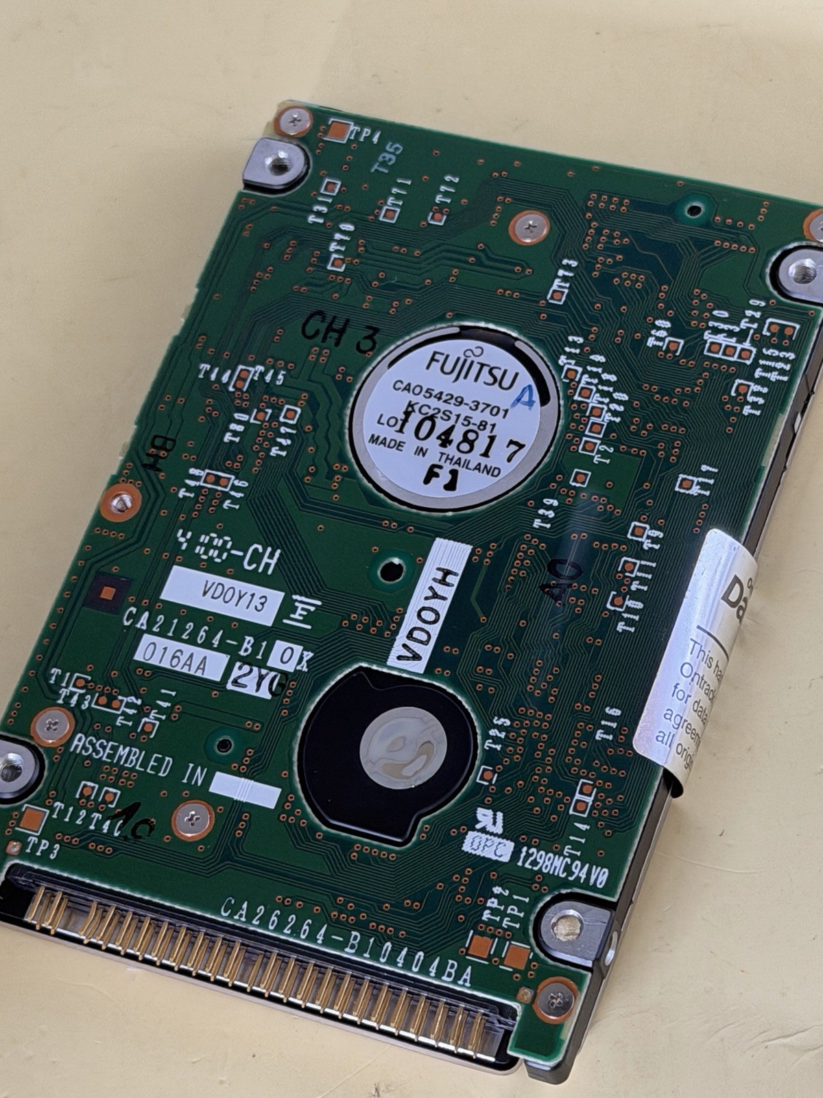 Fujitsu MHM2060AT Ca05429-b887000f 6gb Hard Drive