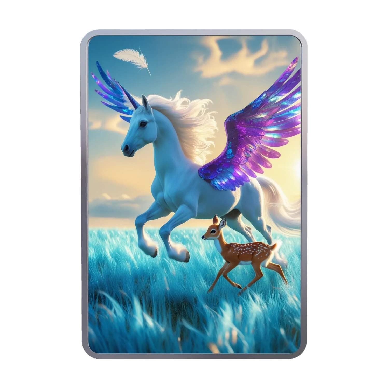 1 oz .999 Silver Bar Colorized Animal Art Collectible - SilverCoin Artworks 🔥
