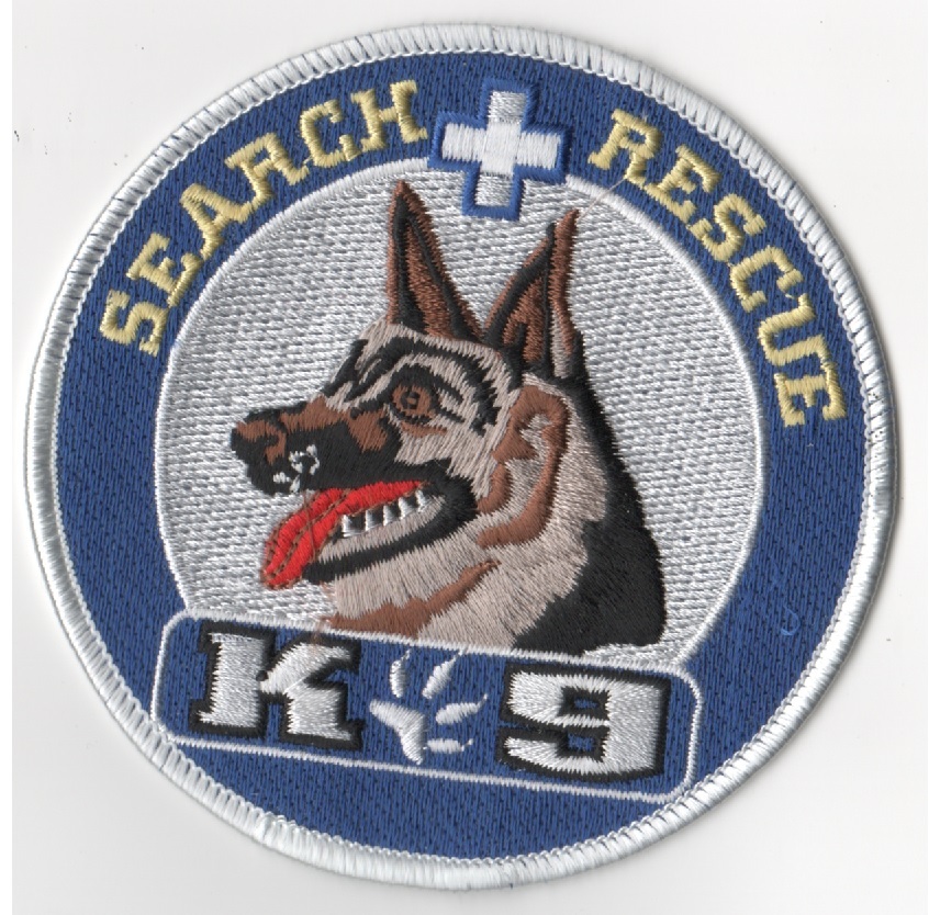 MILITARY POLICE SWAT K-9 GERMAN SHEPHERD CANINE SEARCH & RESCUE iron-on PATCH