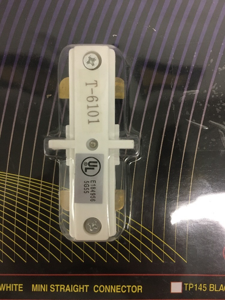 Nuvo Lighting Mini Straight Connector, White - TP144