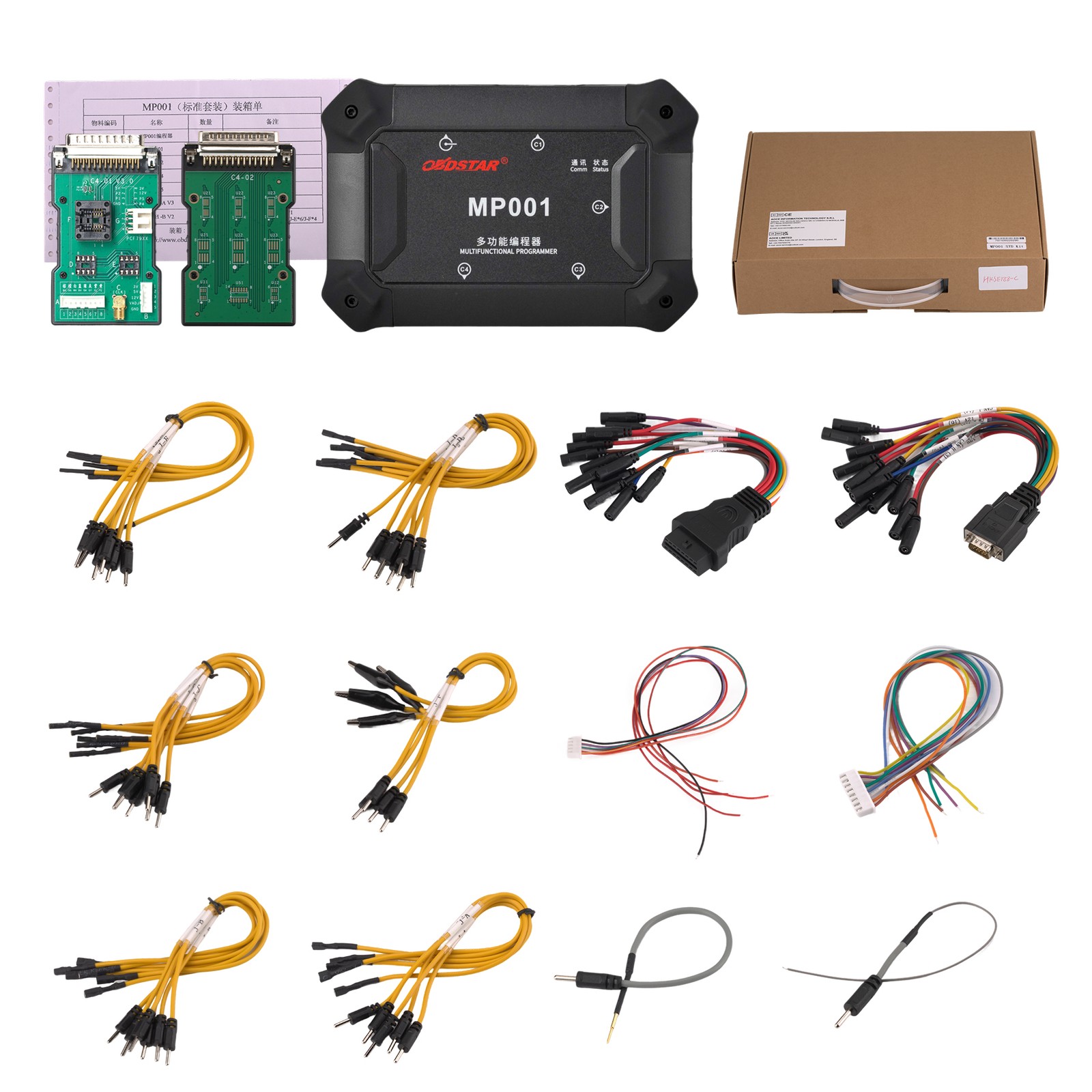 OBDSTAR MP001 Full Set MP001 Programmer with C4-01+C4-02+Jumper Wires+W004/W005