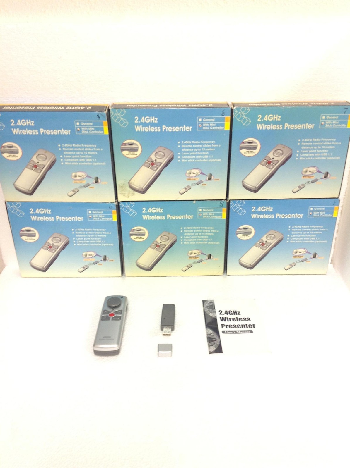 6x 2.4Ghz Wireless Presenter 0603W2-0081 CS - 0603W2-0075 CS - 820004440011