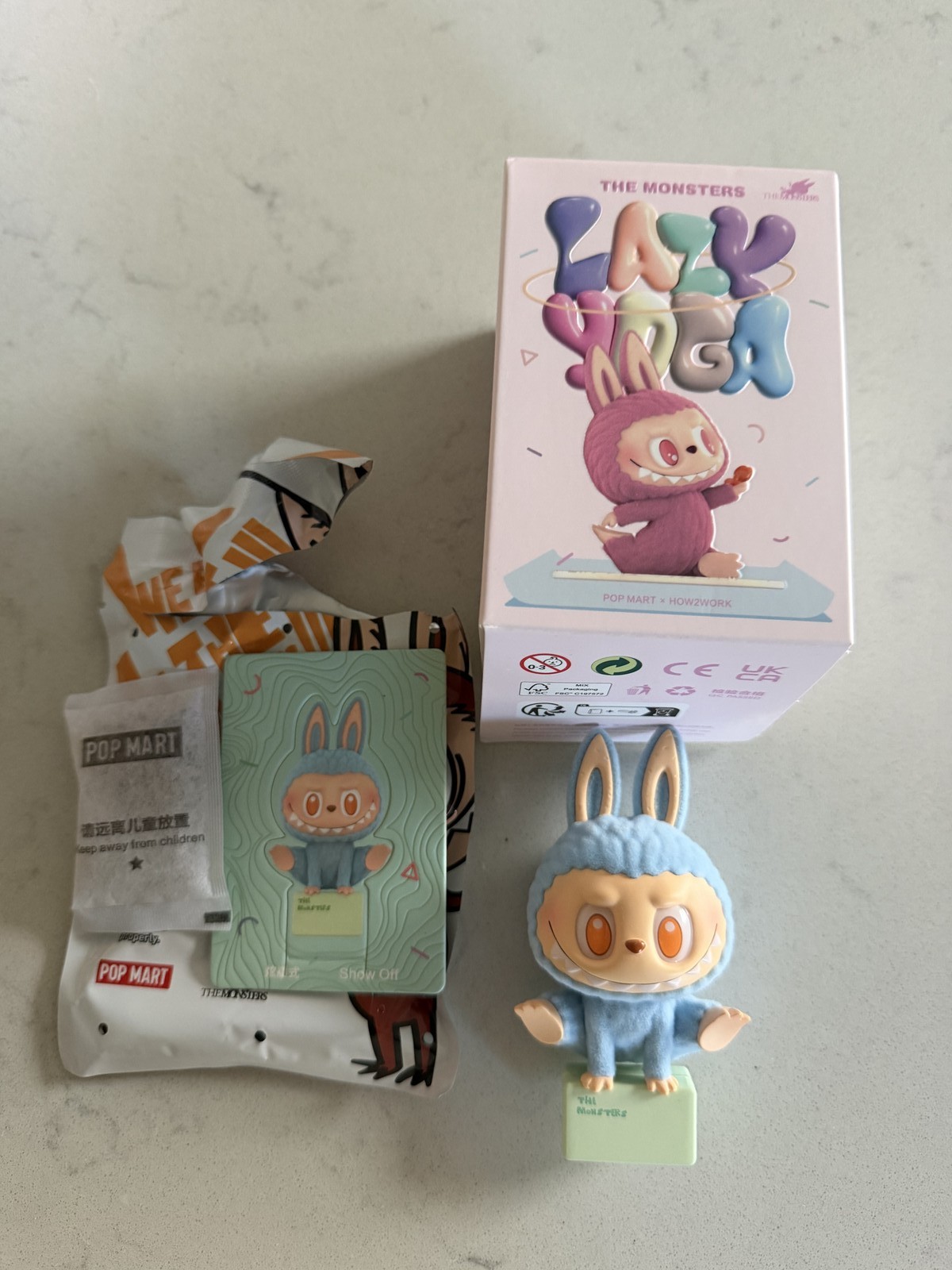 Pop Mart Labubu The Monsters Lazy Yoga Show Off Figure USA SELLER New with Box