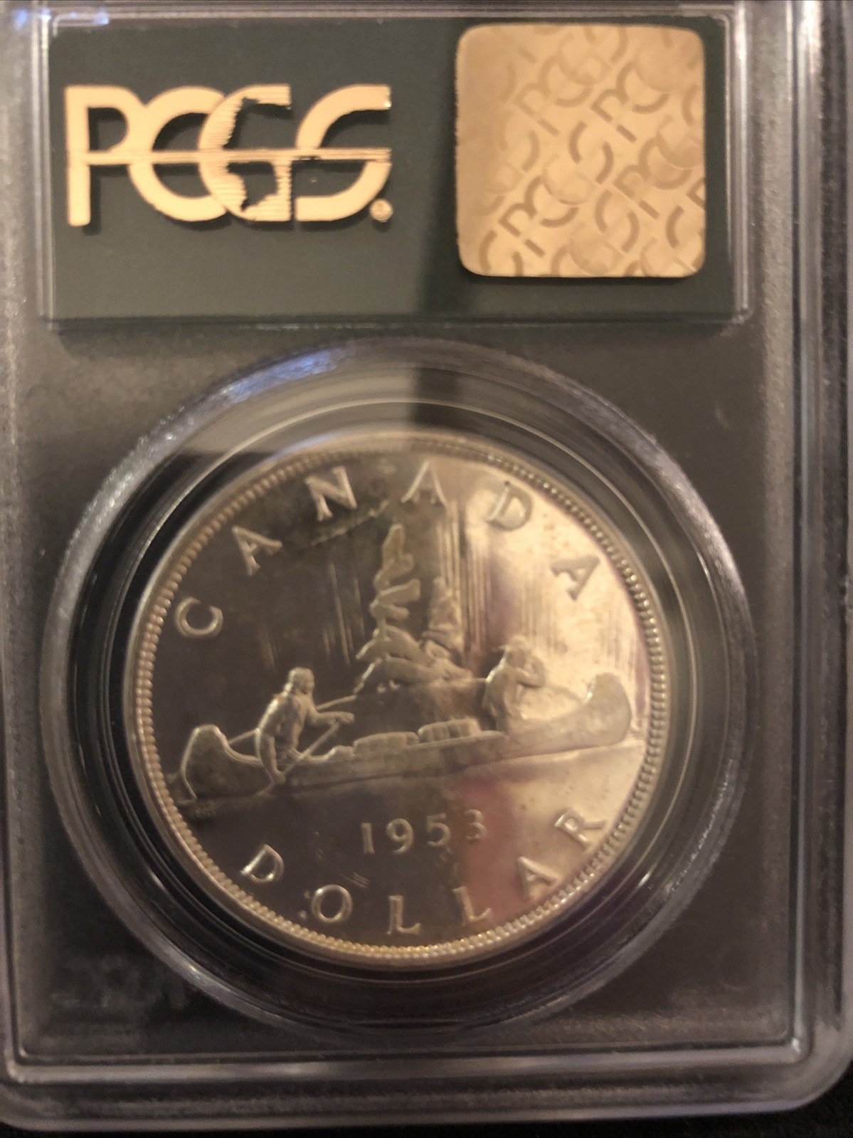 1953 Canada $1 Strap PCGS MS63