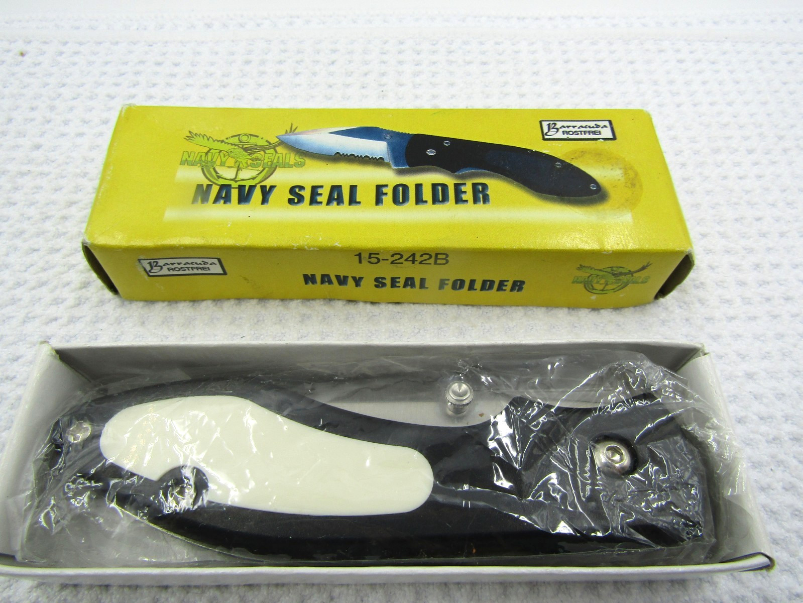 Flying Falcon Navy Seal Folding Knife New in Box