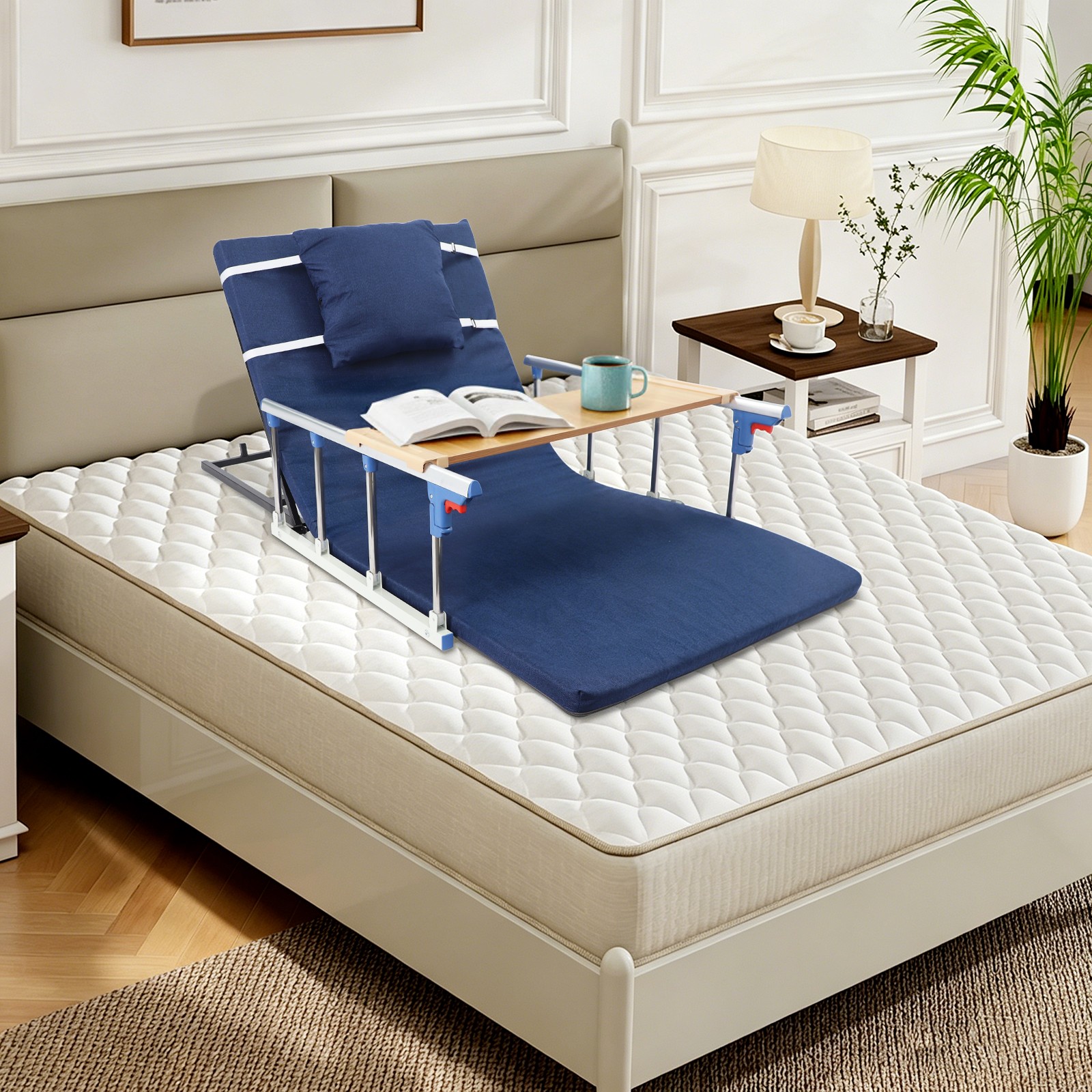 Electric Bed Lifting Backrest, Adjustable bed Lifting Backrest With Guardrails