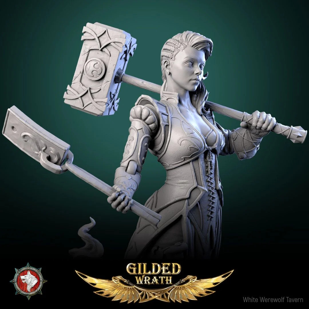 Myra Forgeheart - Resin Tabletop Miniature