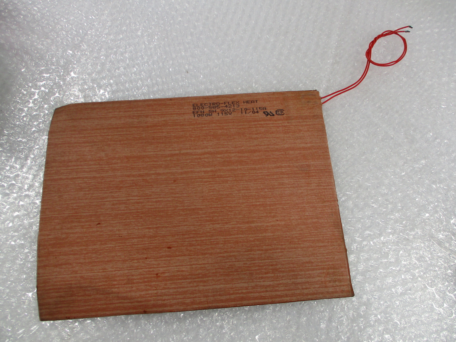ELECTRO-FLEX 800-585-4213 HEATER PAD NSNP