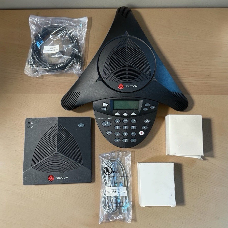 POLYCOM 2201-67880-022 SoundStation 2W DECT 6.0 WIRELESS CONFERENCE PHONE