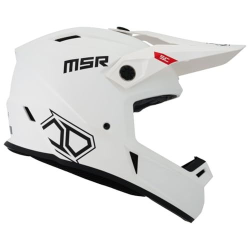 MSR™ SC Range Dirt Bike Motocross Helmet Medium Matte White